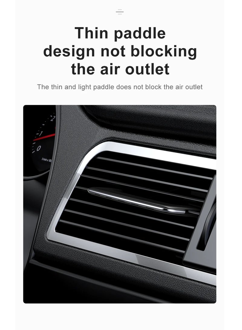 Baseus Car Air Fresheners, Scents Diffuser,  Vent Clips Perfume, Essential Oil sticks For Women Men, Automotive Fragrance Decoration Accessories, Ultra Thin Paddle (6 pc of Fragrances Included in Box)  - Image 5