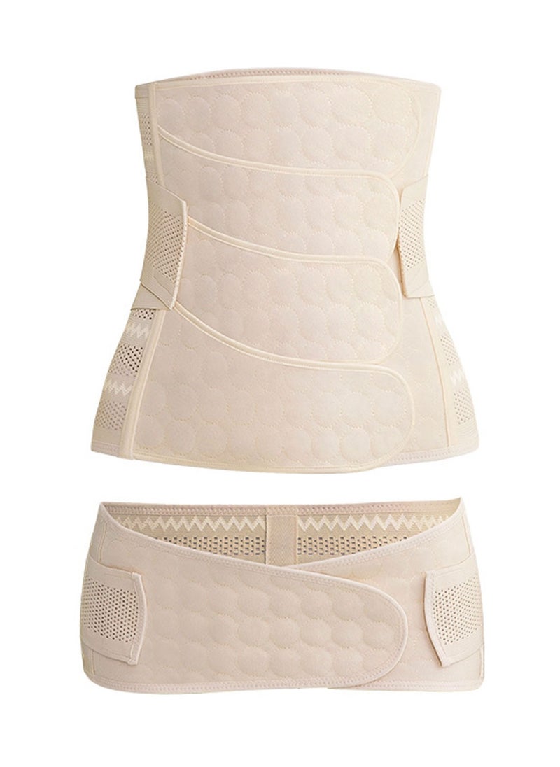 Syarme Postpartum Support Waist Belt, Belly Corset Belt For Waist, Breathable Postpartum Recovery Postnatal Corset Belt after Pregnancy Maternity - Size M  - Image 1