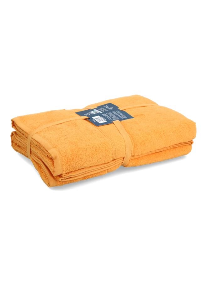 REVE 2-Piece Reyna Bath Towel Set Orange 70 X 140Cm Pi1038-Pd457-Aw3 - Image 2