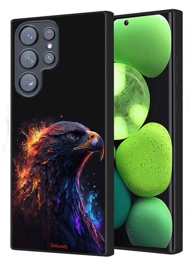 Tolwak غطاء حماية لجهاز سامسونج جالكسي S23 ألترا 5G بفن النسر - Image 1