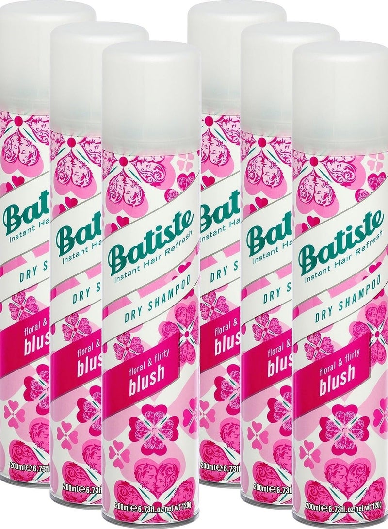 باتيستي شامبو باتيست الجاف أحمر الخدود 200 مل عبوة من 6 قطع - Image 1