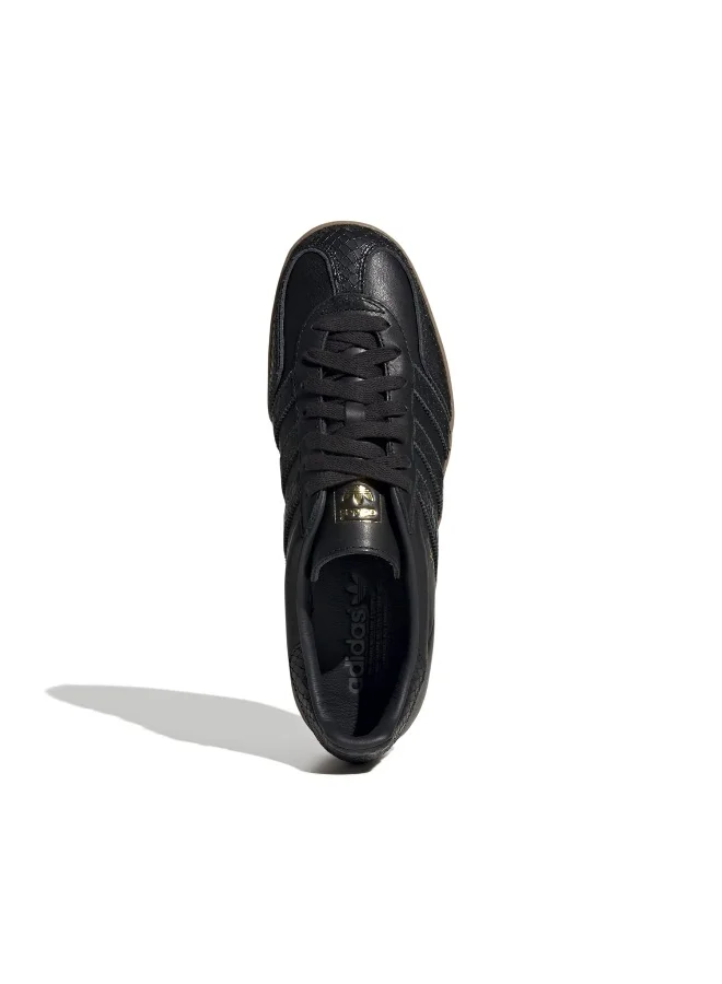 اديداس اوريجينالز أحذية GAZELLE INDOOR الأصلية للجنسين باللون الأسود