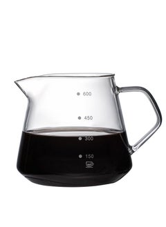 ايكي ايك مجموعة من مرشِّحات القهوة من طراز V60 باستخدام 600 مليلتر من أبريق القهوة الزجاجية ومرشحات زجاجية من خشب الخيزران، للاستخدام في المكاتب والمنازل، 1-4 كؤوس  - Image 2