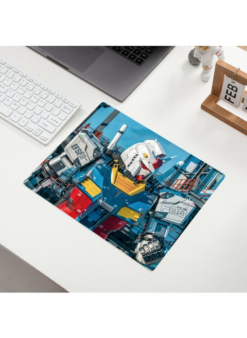 Gundam Cartoon Mouse Pad Game Mat Small Computer Table Mat Precision Lock Edge Desk Mat Mat-Color:300*250*5mm-Pattern:F-A5-20
