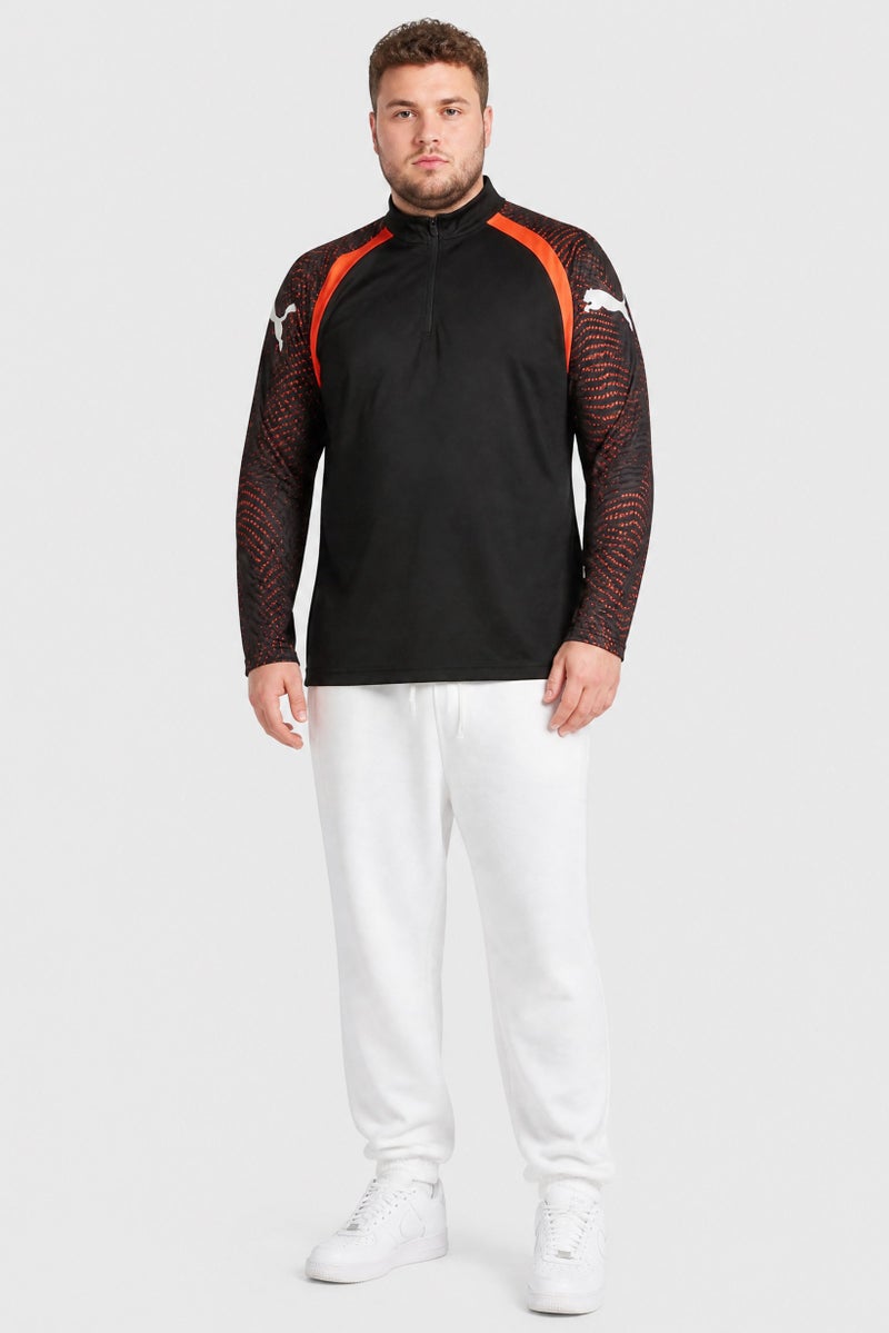 PUMA Men Slim Fit Long Sleeve 1/4 Zip Training T- Shirt, Black - Image 2