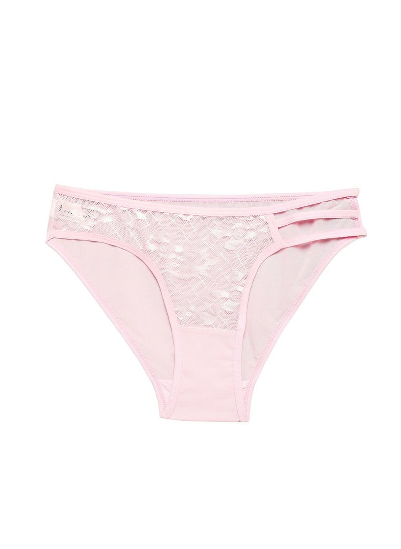 Clovia - Clovia Pack Of 3 Low Waist Bikini Panty With Cage Detailing - Lace - Image 1