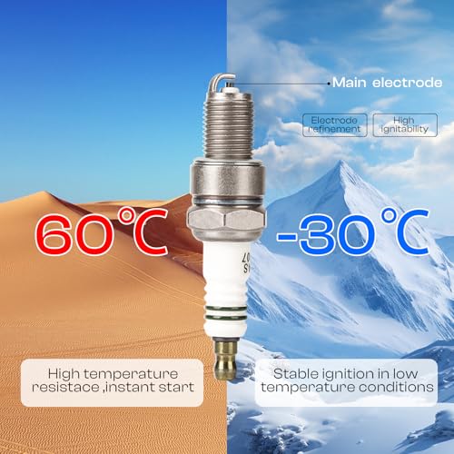 Drive-up EZGO Tune Up Kit for 2008-Up RXV and 2010-Up TXT Gas Golf Cart w/ 4 Cycle Kawasaki Motor with Air Filter Fuel Filter Oil Filter Spark Plug, 13.5 hp Engine Maintenance Kit for EZGO Models - Image 3