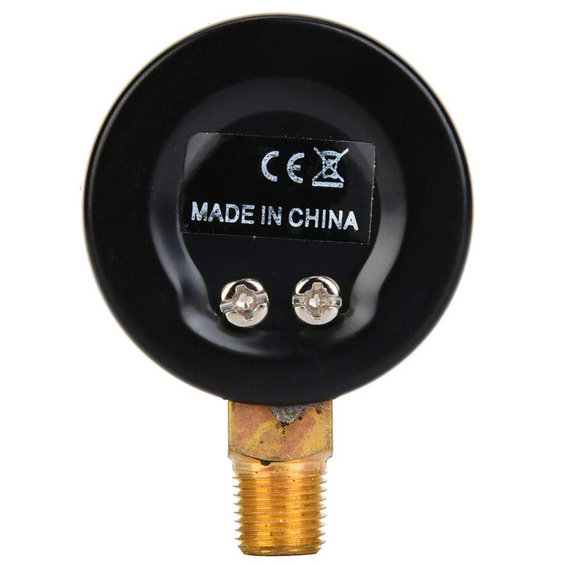 Mechanical Pressure Gauge 0 200psi 0 14bar 1 8inch BSPT Dual Scale Metal Casing for Air Oil Water - Image 4