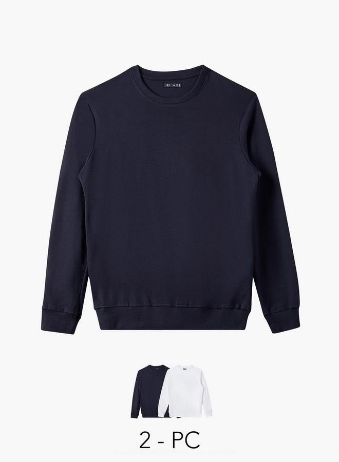 سبلاش فيڤ طقم سويت شيرت قطن للرجال قطعتين - Image 1