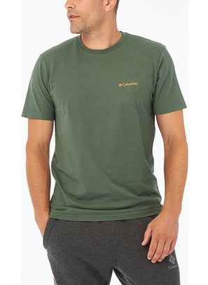 Columbia Csc M Basic Sm Logo Brushed Ss Men's T-Shirt CS0282  - Image 4