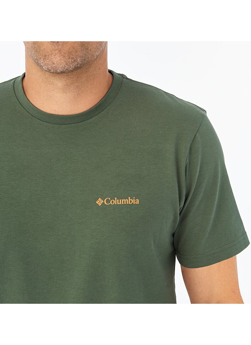 Columbia Csc M Basic Sm Logo Brushed Ss Men's T-Shirt CS0282  - Image 5