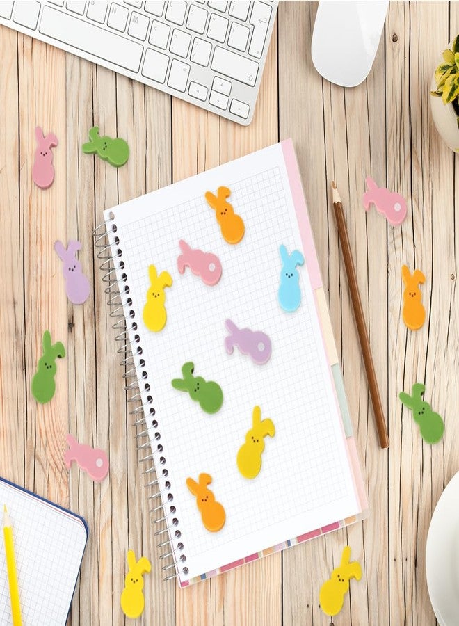 Whaline 120 Pcs Easter Mini Eraser Double-Sided Colorful Bunny Eraser Rabbit Shaped Pencil Erasers for Spring Party Favors Student Prize Gift Filling - Image 5