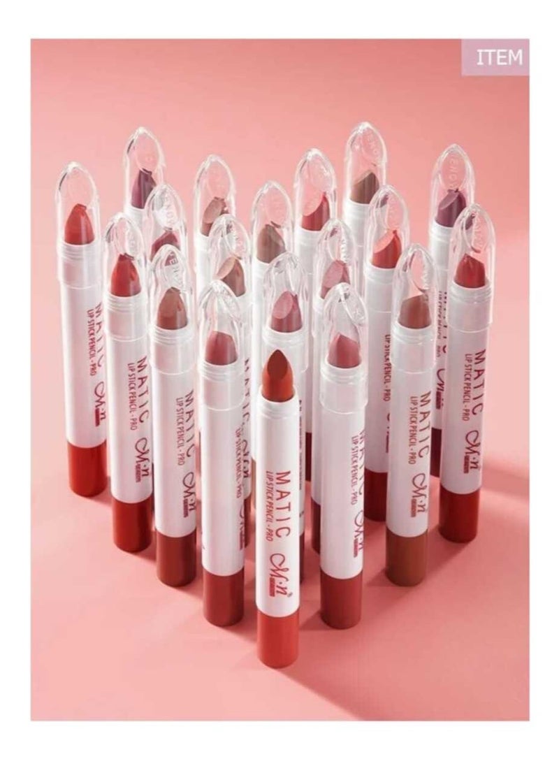 Menow New Matic Lipstick Pencil Pro 6 Pcs 6 Colors - Collection 1  - Image 3