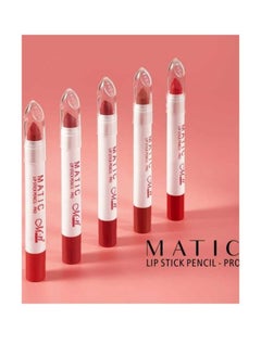 Menow New Matic Lipstick Pencil Pro 6 Pcs 6 Colors - Collection 1  - Image 4