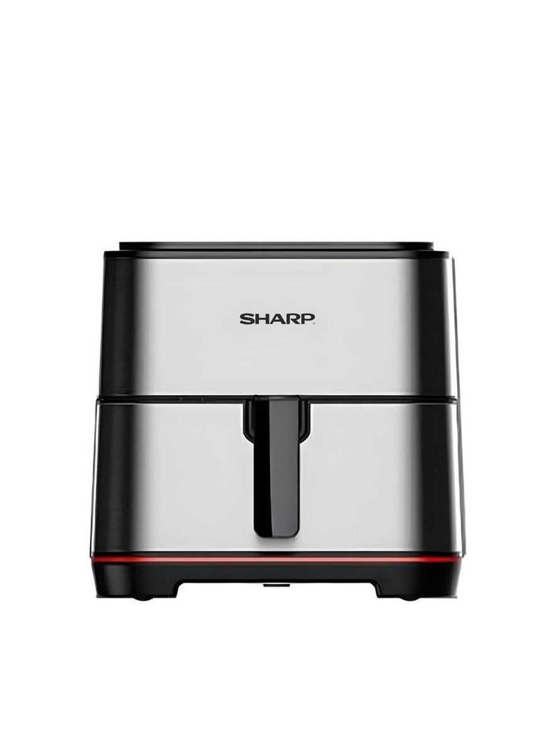 SHARP Air Fryer 7 Liters, 1650 Watt, Silver - KF-AF70RT-S3 7 L 1650 W KF-AF70RT-S3 silver - Image 1