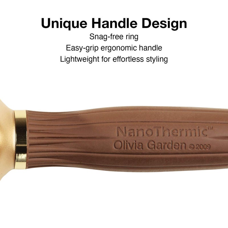 Olivia Garden مجموعة فرشاة الشعر الحرارية الدائرية من أوليفيا جاردن نانوثيرميك سيراميك + أيون تحتوي على NT-54، NT-44، NT-34، NT-24 (4 قطع في حقيبة) - Image 4