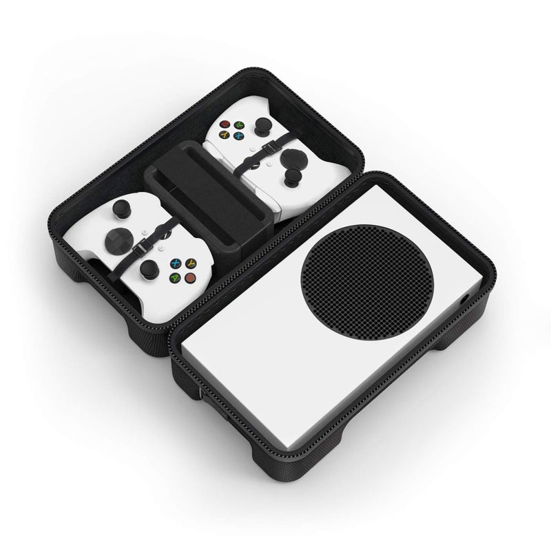 SHBC Hard Carrying Case Compatible with Xbox Series S Game Console Travel Storage Bag for Wireless Controllers and Accessories - Image 4