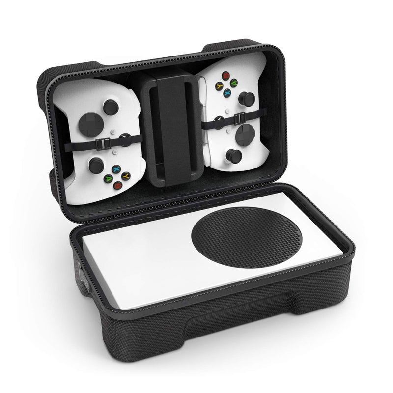 SHBC Hard Carrying Case Compatible with Xbox Series S Game Console Travel Storage Bag for Wireless Controllers and Accessories - Image 1
