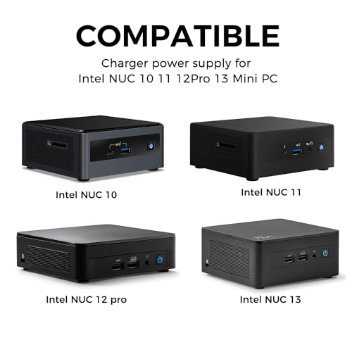 CASIMY 19V 120W Mini Gaming PC Adapter for Asus NUC 10 11 12 13 14 Pro, LG 17U70N 15U70P, GEEKOM IT13 A8 A7 A5 XT12 Pro, Beelink SER6 Pro, GMKtec Nucbox K7, FSP FSP120-ABBN2 AMD Ryzen Mini PC Charger - Image 3