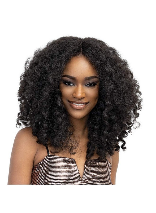 Janet Collection Natural Me Deep Part Lace Wig Zara (1B (Off Black)) - Image 1