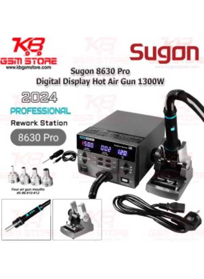 Sugon 8630 Pro Digital Display Hot Air Gun 1300W