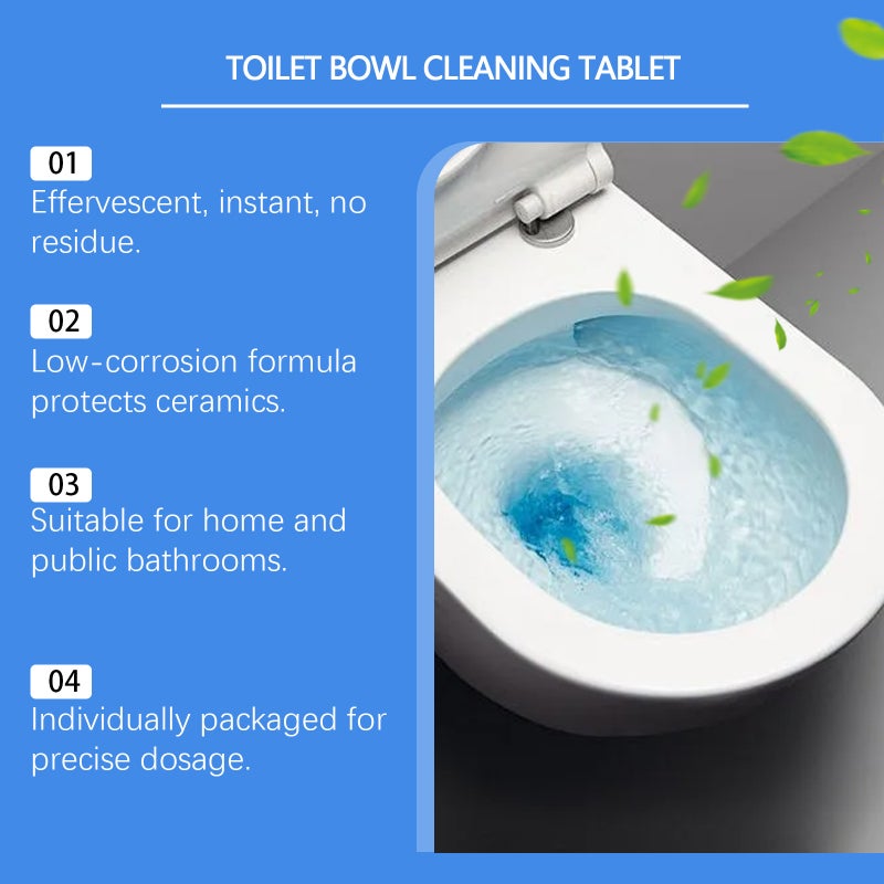 Jue Fish Toilet Cleaning Tablets, Toilet Scale Cleaning, Yellow Stains, Stains And Odors, Fresh, Clean And Convenient Care - Image 4