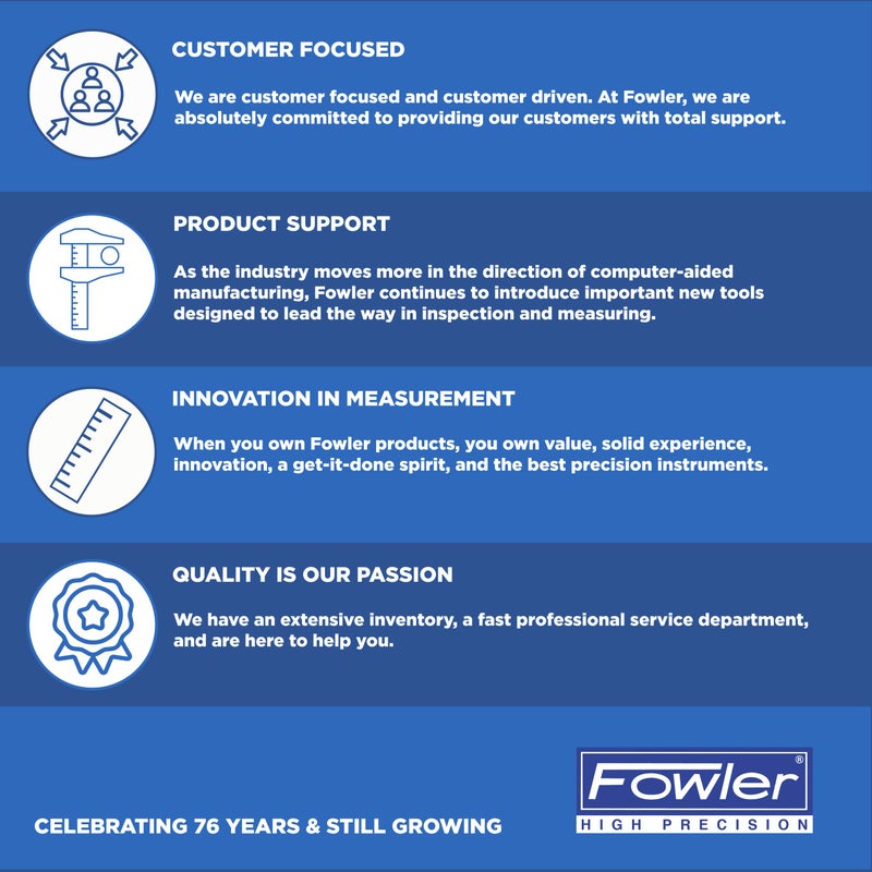 Fowler FOW74-102-006 Electronic Caliper (AutoCal 6" Fractional) - Image 2