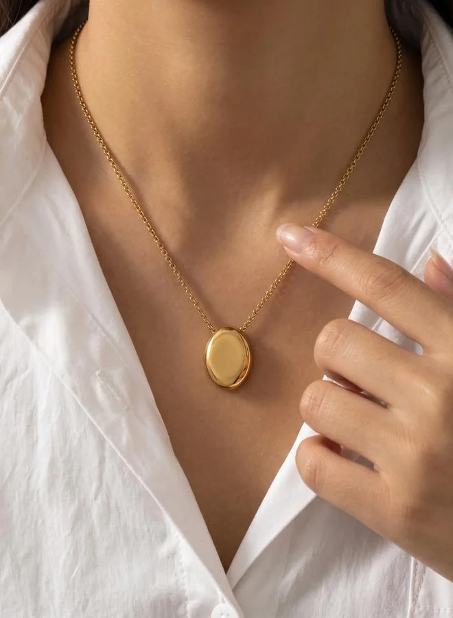 Take Two Oval Pendant Necklace