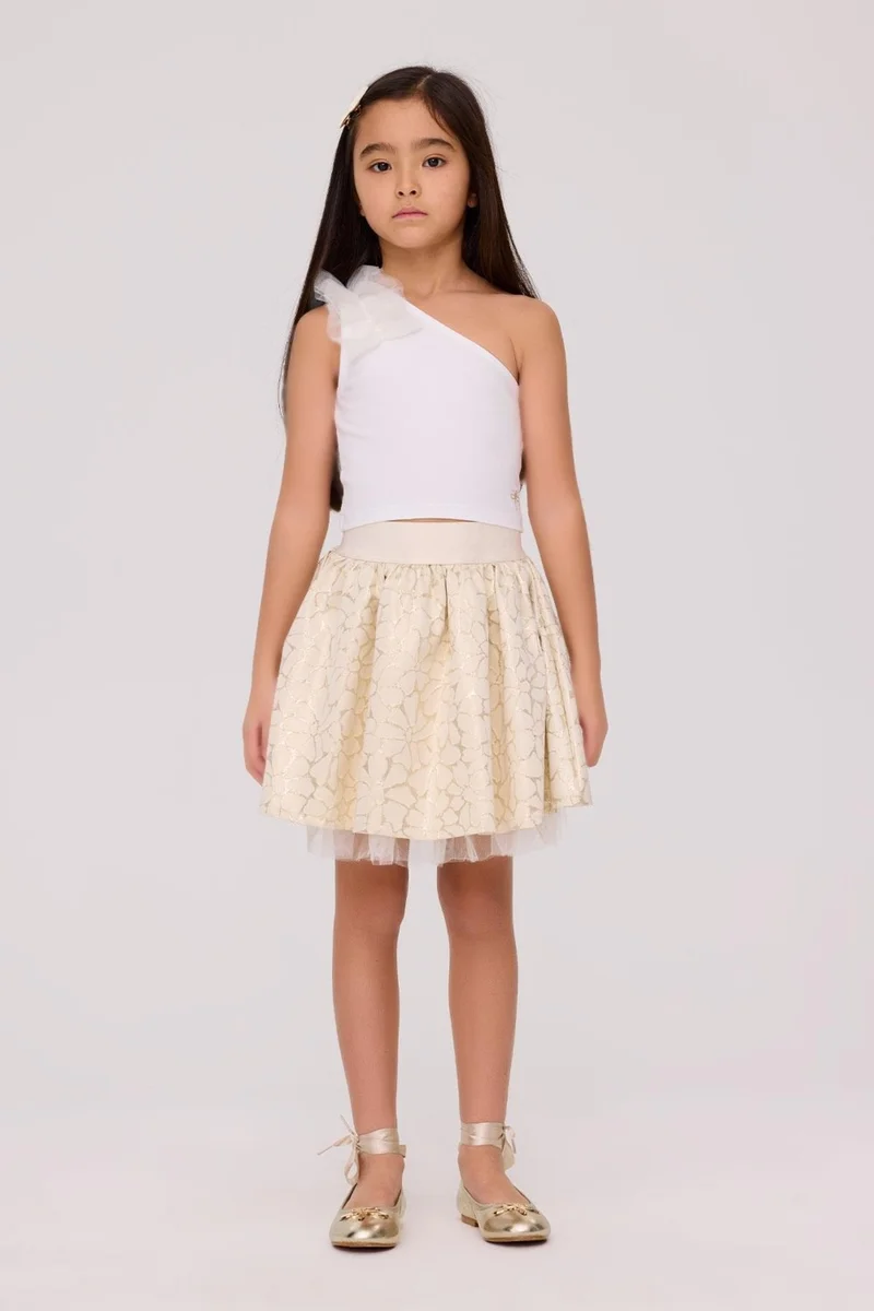 تايس Bg Store Girl Ecru Blouse