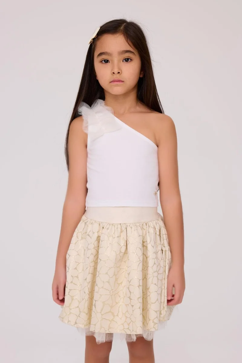 تايس Bg Store Girl Ecru Blouse