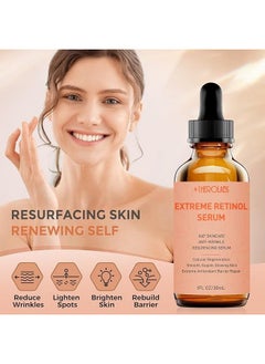 +1HEROLABS Retinol Serum for Face, Retinol Eye Cream, Hyaluronic Acid Serum 3PCS, Anti Aging Serum Skin Care Set for Women  - Image 2