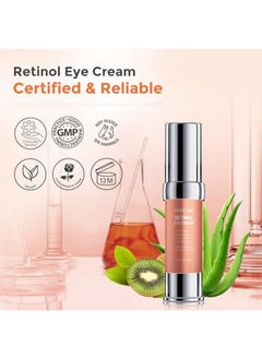+1HEROLABS Retinol Serum for Face, Retinol Eye Cream, Hyaluronic Acid Serum 3PCS, Anti Aging Serum Skin Care Set for Women  - Image 5