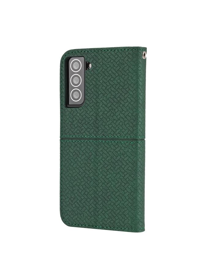 S-TOP Case For Samsung Galaxy S23+ 5G Woven Texture Stitching Magnetic Leather Phone Case - Image 3