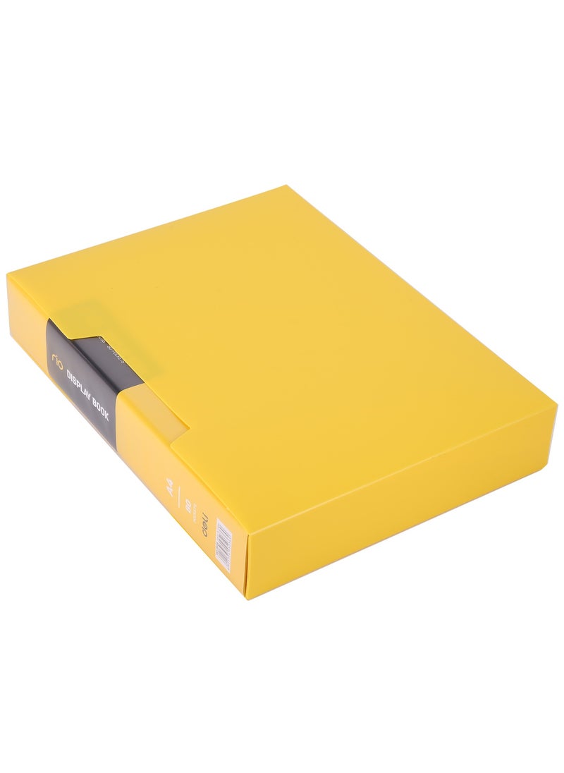Deli E5036 Display Book - A4, 80 Pages, Assorted Colors  - Image 2