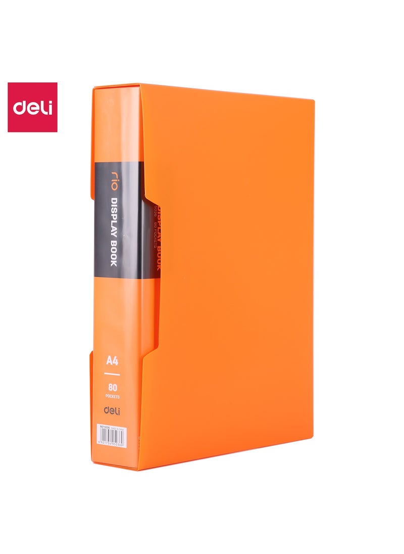 Deli E5036 Display Book - A4, 80 Pages, Assorted Colors  - Image 4