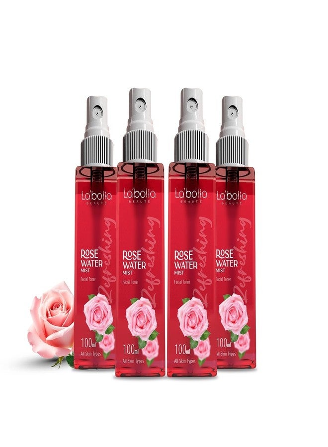 Labolia Beaute Pure Rose Water Mist For All Skin Types | Face Toner/Skin Toner for Men & Women (100ml) - Image 1