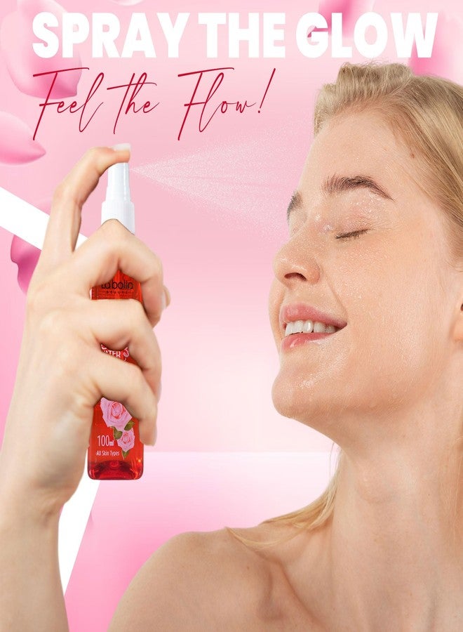 Labolia Beaute Pure Rose Water Mist For All Skin Types | Face Toner/Skin Toner for Men & Women (100ml) - Image 5