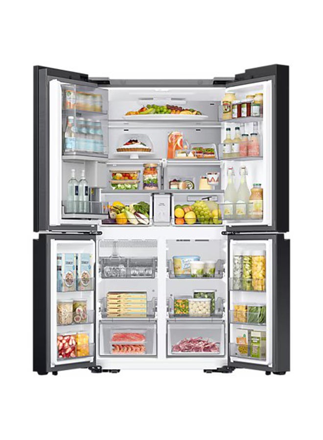 سامسونج ثلاجة فرنسية ببابين بتصميم T بسعة 650 لتر إجمالي / 548 لتر صافي مع باب شفاف ووضع الطاقة الذكية - Image 2