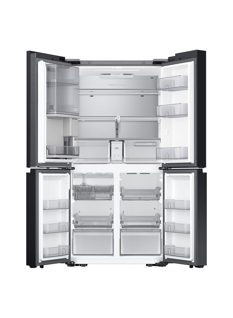سامسونج ثلاجة فرنسية ببابين بتصميم T بسعة 650 لتر إجمالي / 548 لتر صافي مع باب شفاف ووضع الطاقة الذكية - Image 5