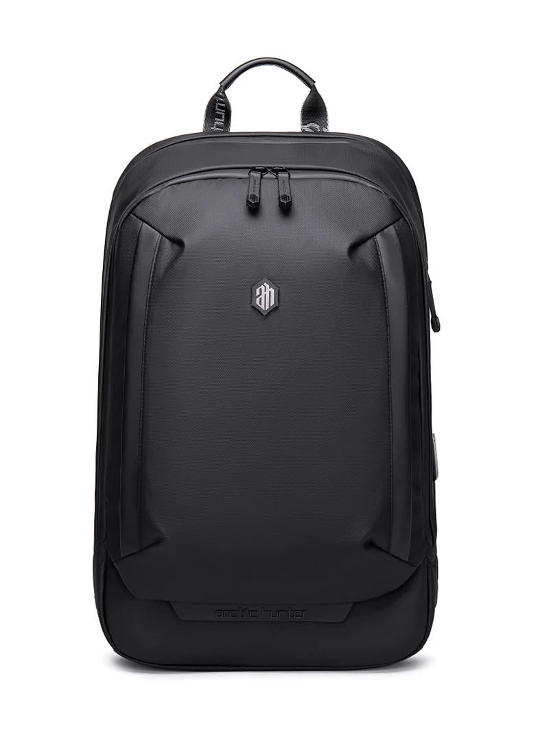ARCTIC HUNTER Laptop Backpack with Tablet Compartment Stylish Backpack for Men with USB Charging Port Lightweight College Backpack Multiple Pockets Water Resistant Anti theft Laptop Backpack B00443 Black