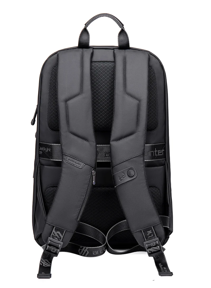 ARCTIC HUNTER Laptop Backpack with Tablet Compartment Stylish Backpack for Men with USB Charging Port Lightweight College Backpack Multiple Pockets Water Resistant Anti theft Laptop Backpack B00443 Black