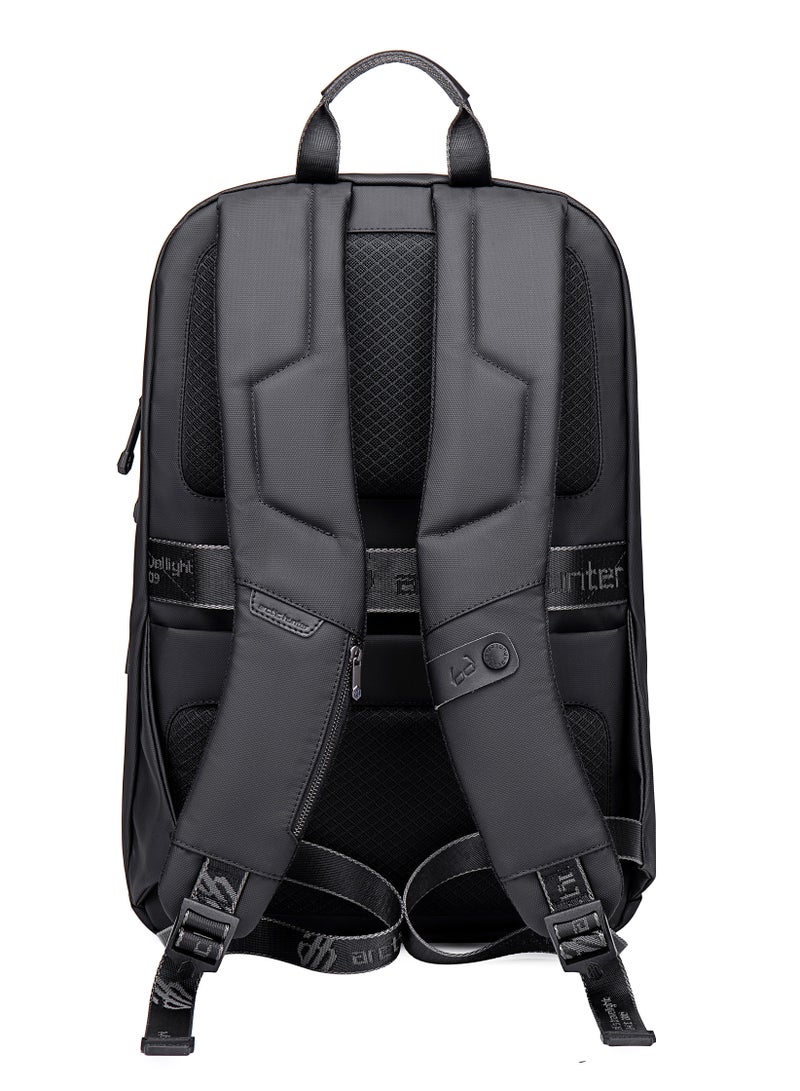 ARCTIC HUNTER Laptop Backpack with Tablet Compartment Stylish Backpack for Men with USB Charging Port Lightweight College Backpack Multiple Pockets Water Resistant Anti theft Laptop Backpack B00443 Black - Image 5