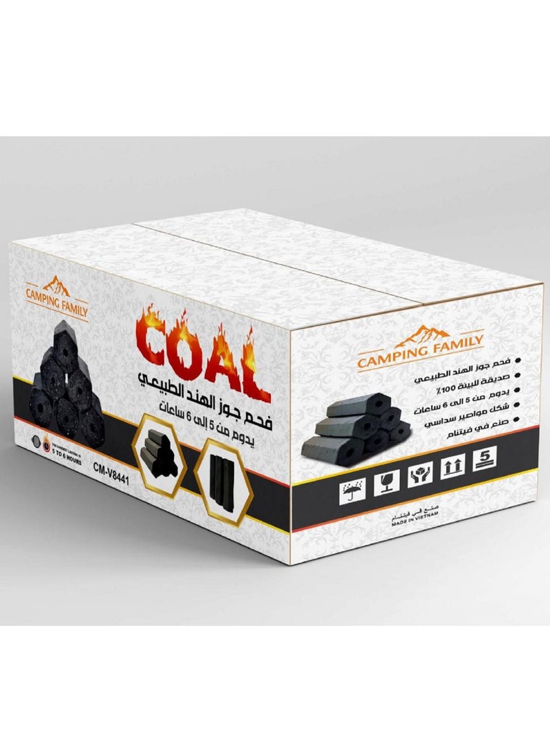 CAMPING FAMILY - Premium Natural Charcoal 10 Kg - Image 1