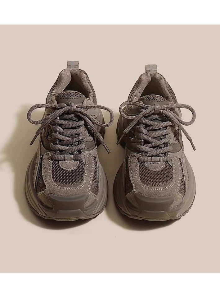 Summer Women's Lightweight Thick Bottom Dad's Versatile Running Shoes - Image 1