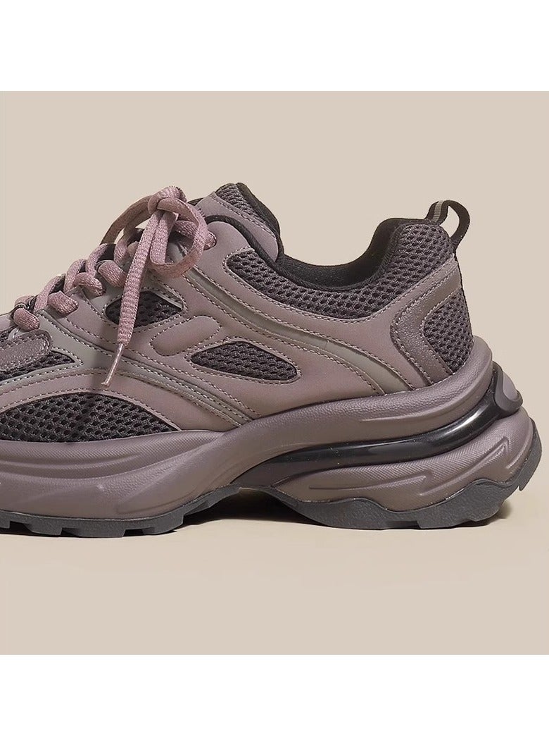 Summer Women's Lightweight Thick Bottom Dad's Versatile Running Shoes - Image 2