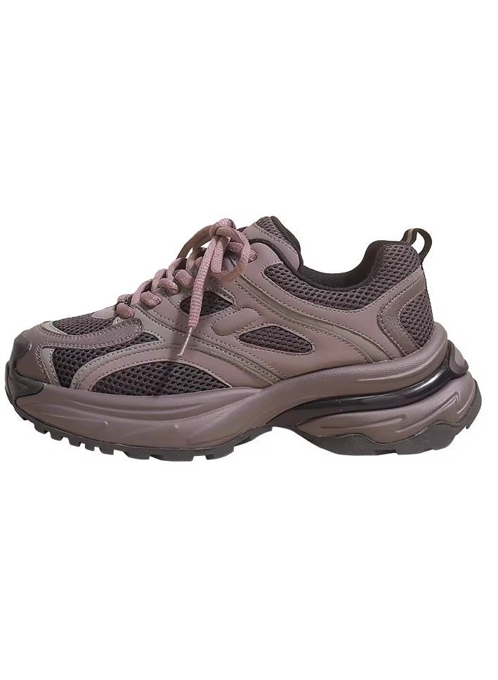Summer Women's Lightweight Thick Bottom Dad's Versatile Running Shoes - Image 4