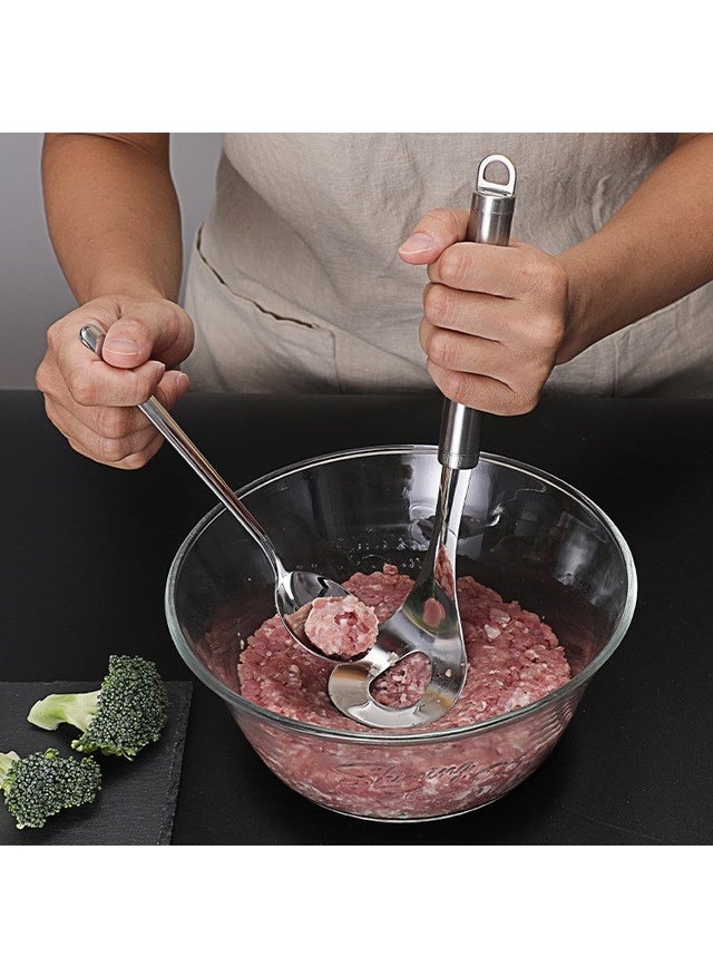 BioTech Stainless Steel Donut and Meatball Spoon  - Image 4