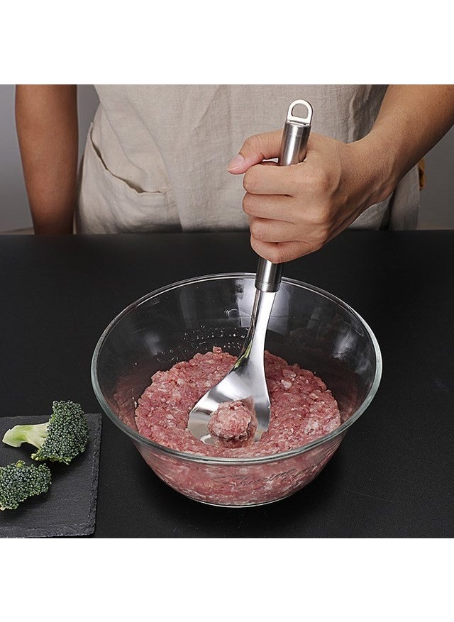 BioTech Stainless Steel Donut and Meatball Spoon  - Image 3
