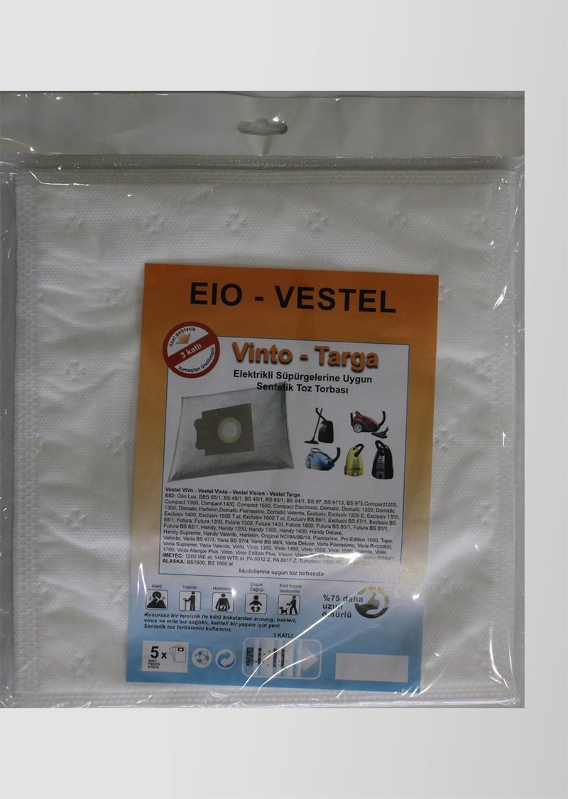 Arçelik EIO Vestel Vinto Targa Vacuum Cleaner Dust Bag