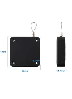 SYOSI Automatic Sensor Door Closer Punch-Free Multifunctional Door Closer Automatic Door Sensor Easy Installation Door Closer with Drawstring for All Doors  - Image 5